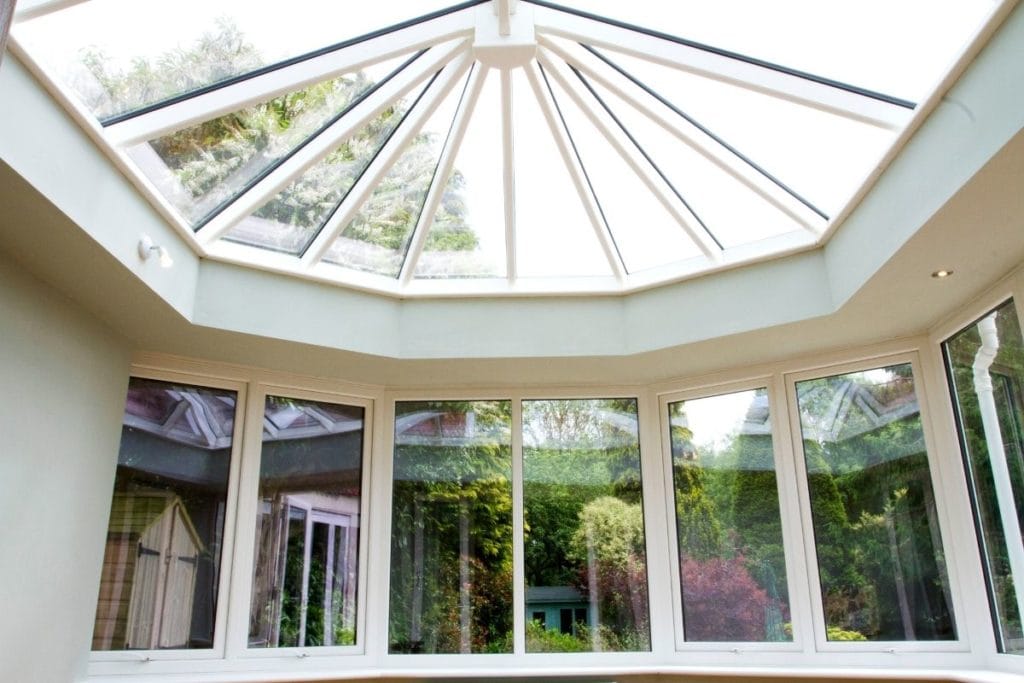 Hexagonal orangery lantern roof