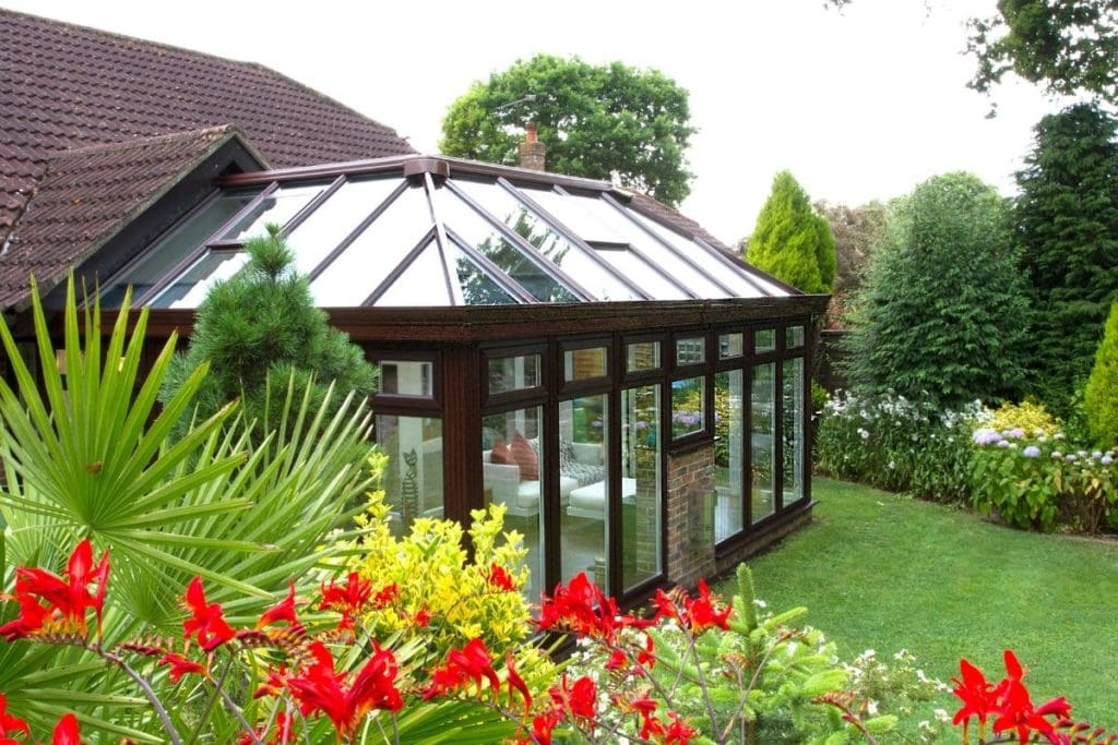 Large L-Shaped uPVC Orangery Extension