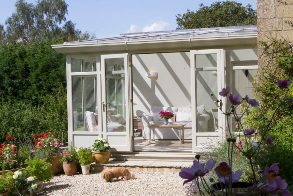 timber framed conservatory