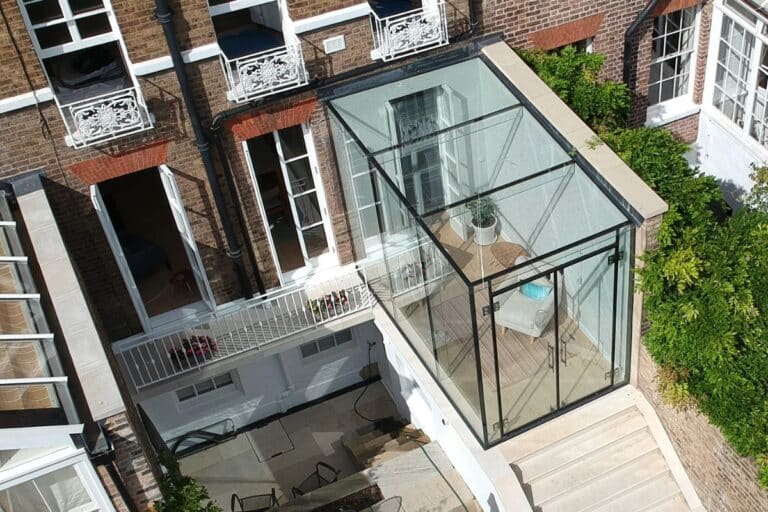 Frameless Glass Box Extension